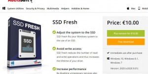 固态硬盘一键延长寿命提高性能 SSD Fresh免注册版