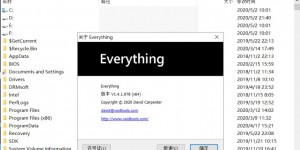 电脑一键搜索本地文件Everything1.4.1免安装版