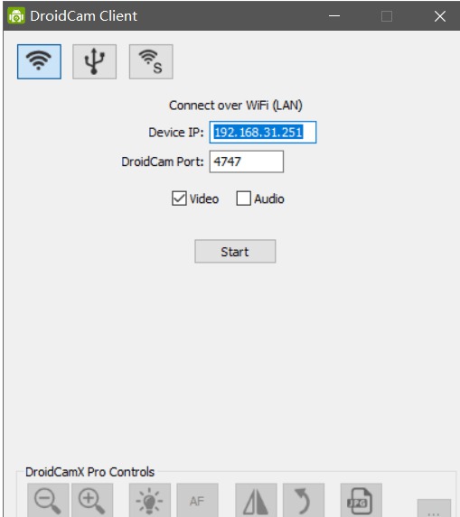 手机变电脑摄像头 DroidCamX Pro汉化版插图2